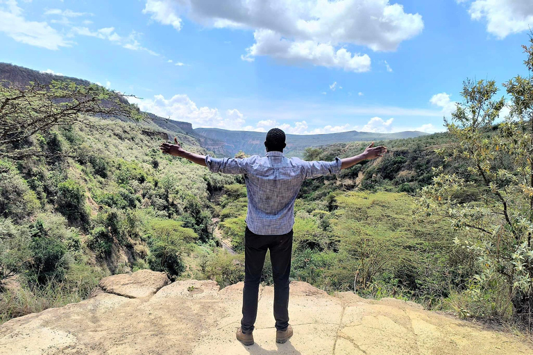 Excursion d'une journée au lac Naivasha et à Hells Gate