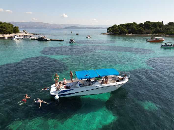 Au départ de Trogir : Excursion d'une demi-journée sur 3 îles avec la lagune bleue
