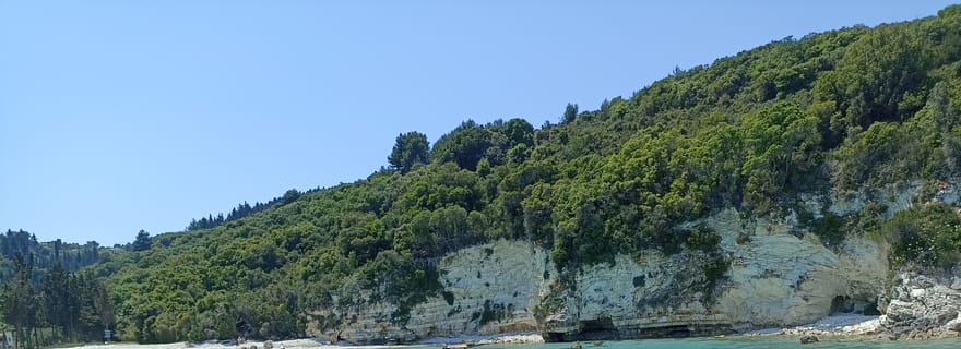 Au départ de Corfou : Grottes bleues et Paxos, croisière autour des îles Antipaxos