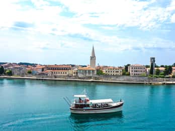 Poreč: Panoramic Morning Cruise Among 20 Islands with Drinks