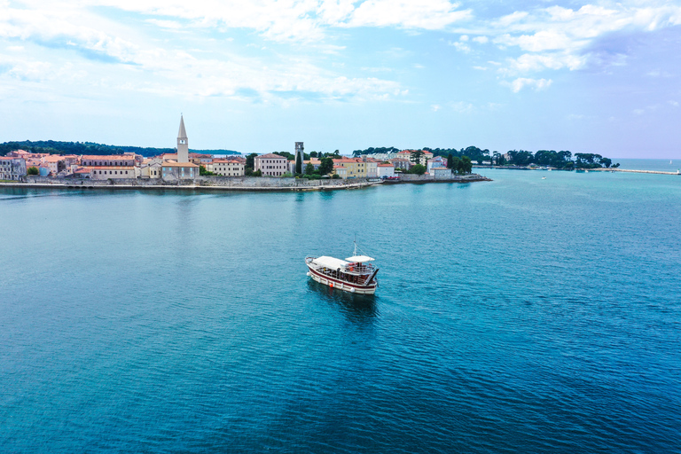Poreč: Dolphin Spotting Cruise with Included Drinks