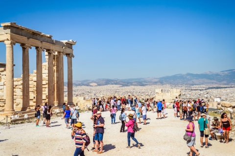 Akropolis: begeleide wandeltocht met toegangsticketVoor EU-burgers: begeleide rondleiding met entreeticket