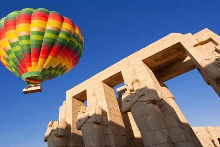 Z Kairu: 4-dniowy rejs po Nilu do Luksoru / balonem, loty
