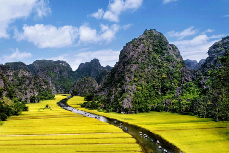 Excursion d'une journée à Ninh Binh, bus, guide, déjeuner et droits d'entrée