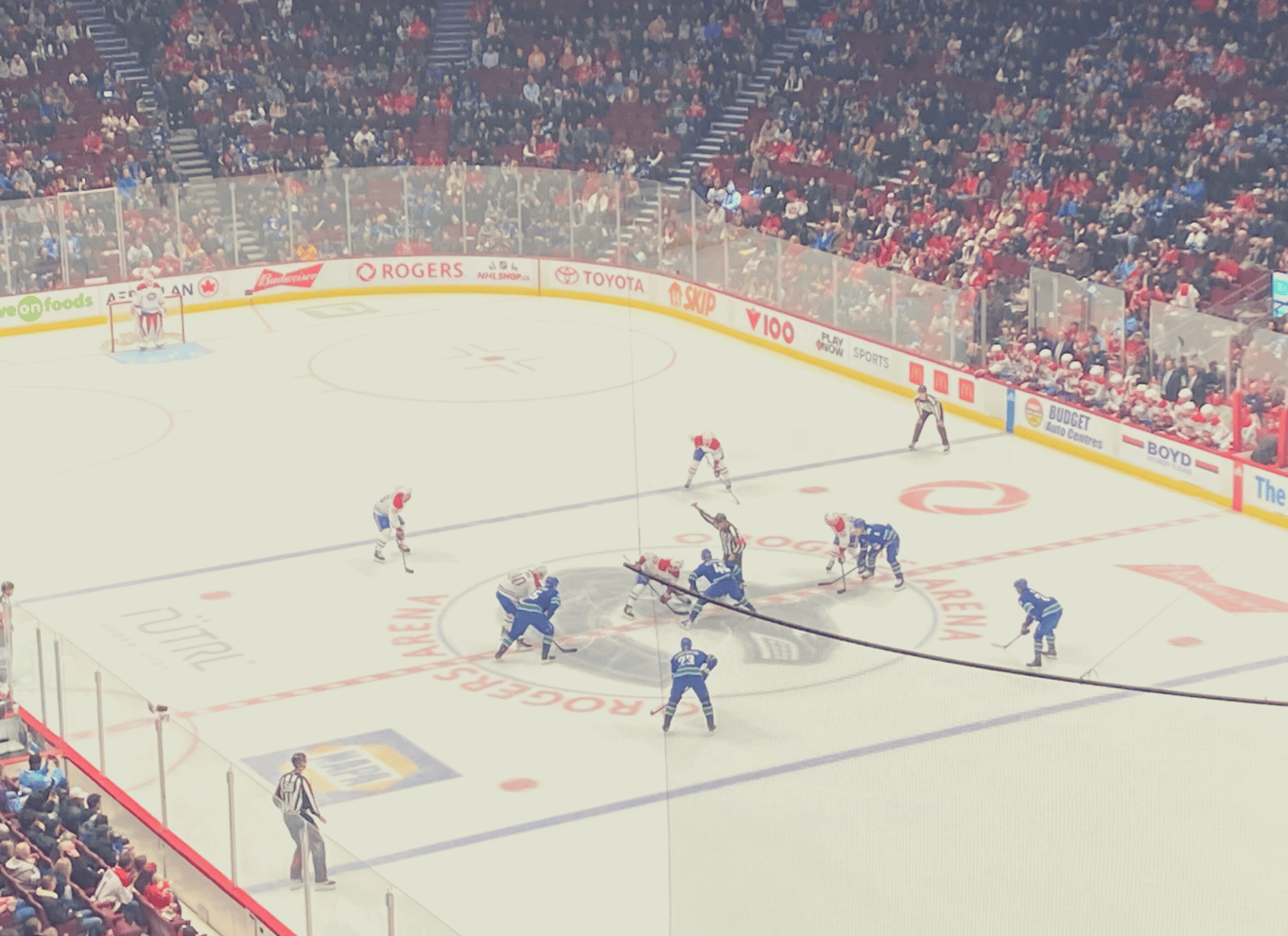 Vancouver: Billet til Vancouver Canucks ishockeykamp