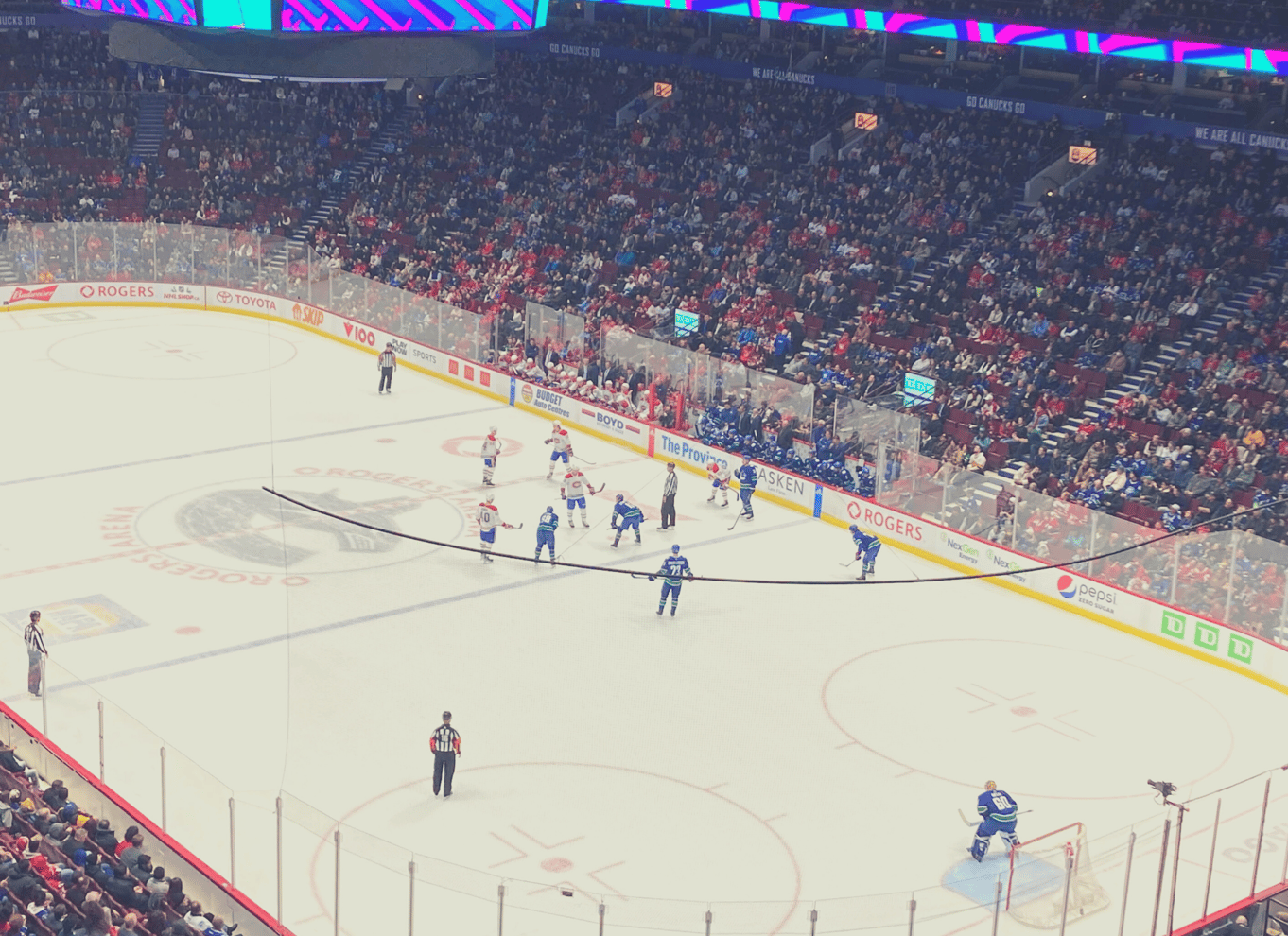 Vancouver: Billet til Vancouver Canucks ishockeykamp