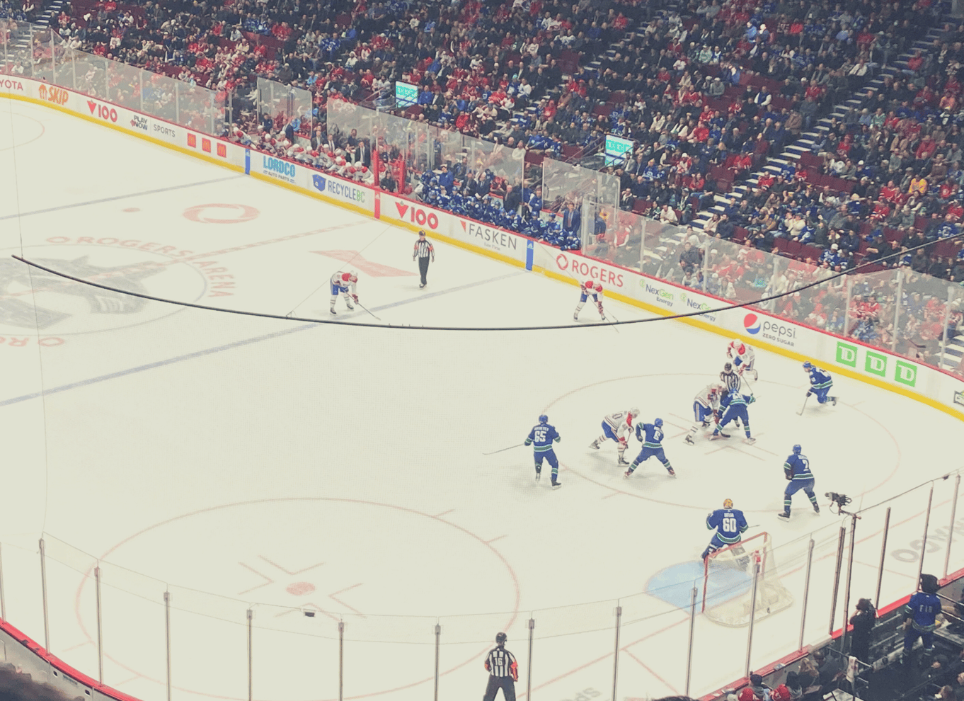 Vancouver: Billet til Vancouver Canucks ishockeykamp