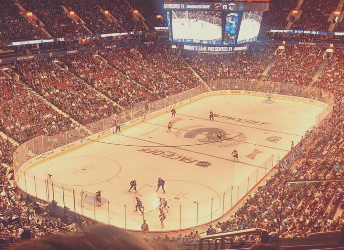 Vancouver: Billet til Vancouver Canucks ishockeykamp