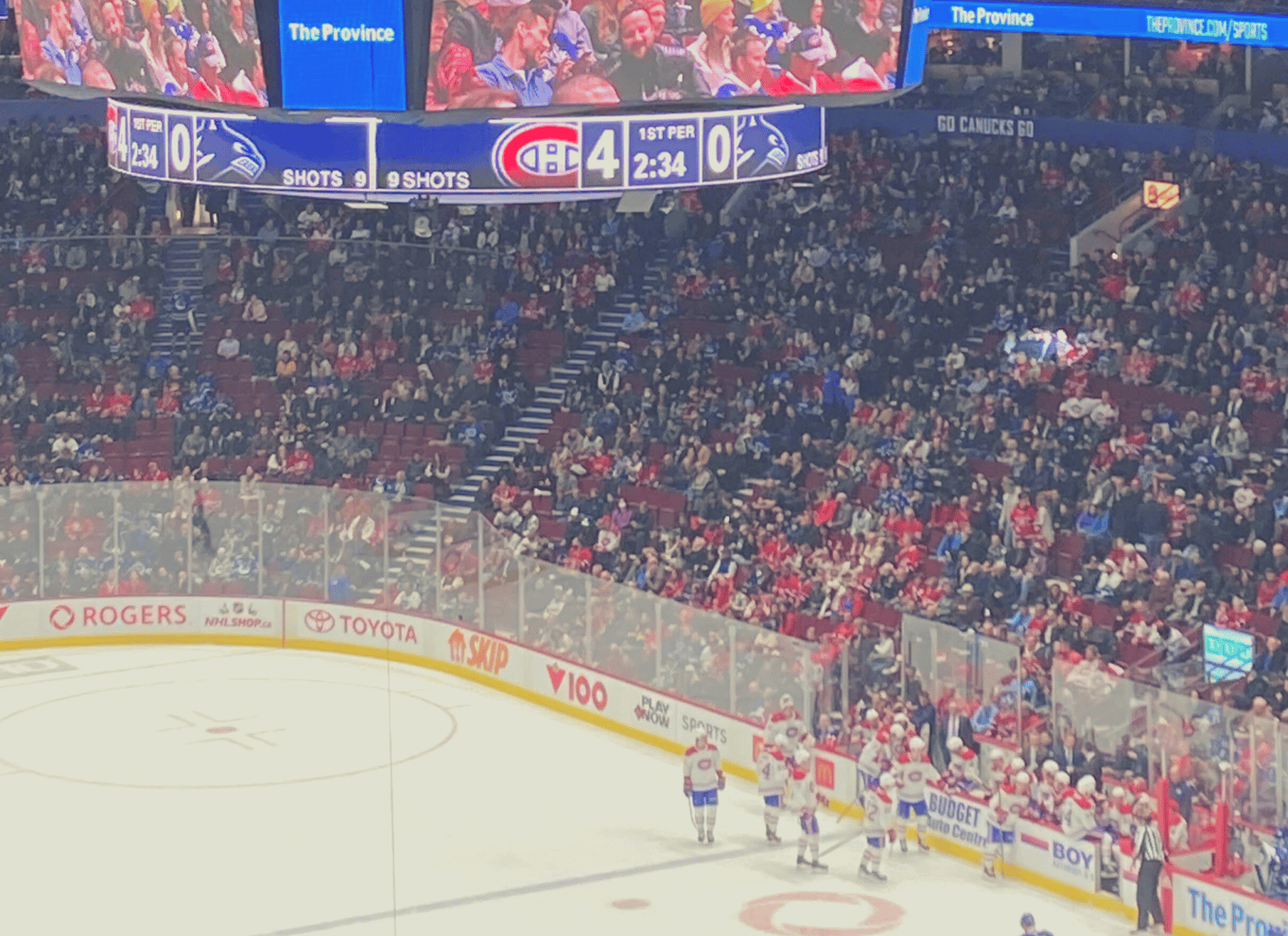 Vancouver: Billet til Vancouver Canucks ishockeykamp