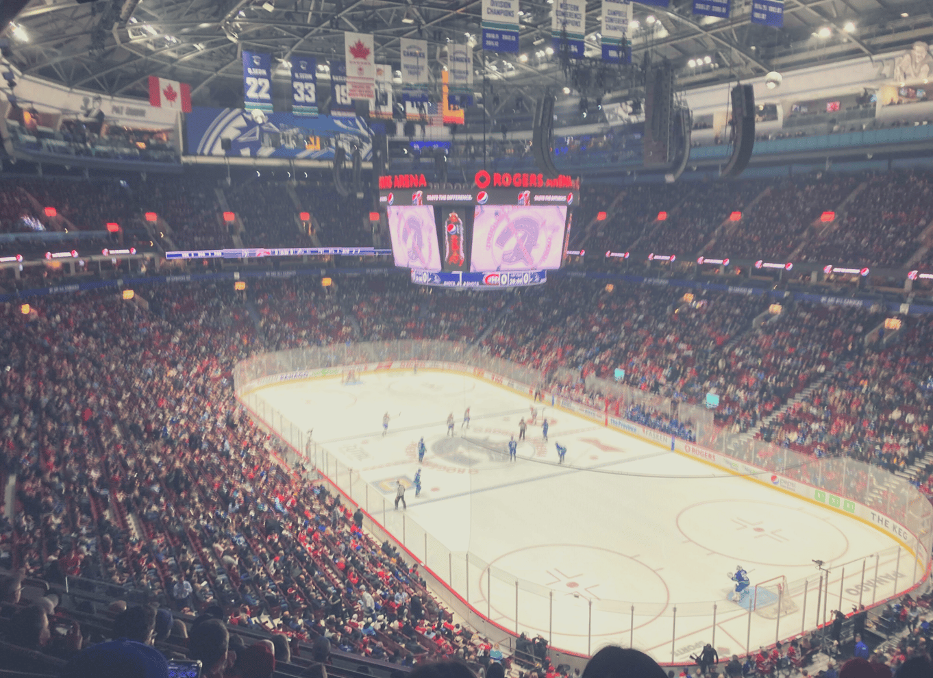 Vancouver: Billet til Vancouver Canucks ishockeykamp