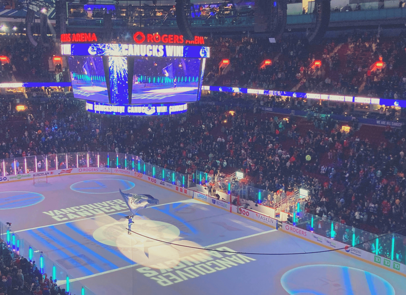 Vancouver: Billet til Vancouver Canucks ishockeykamp