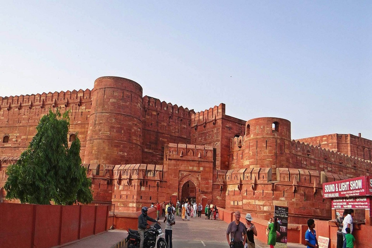 De Delhi : 2 jours Nuit à Agra Tajmahal Coucher et lever du soleilExcursion avec voiture AC, chauffeur, guide, entrée et hôtel