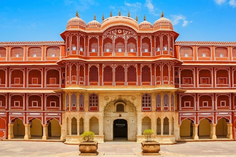 Desde Delhi: Visita turística privada de 2 días a la ciudad de JaipurRecorrido sólo con coche de CA, conductor y servicio guiado