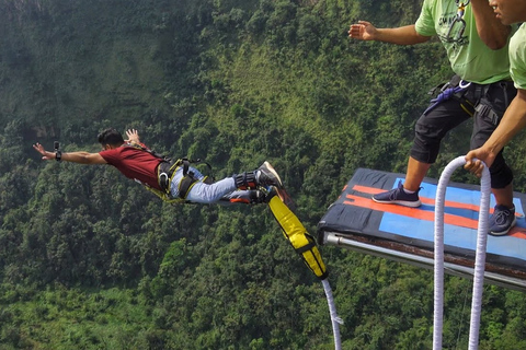 Depuis Pokhara : Le deuxième plus haut saut à l'élastique du monde