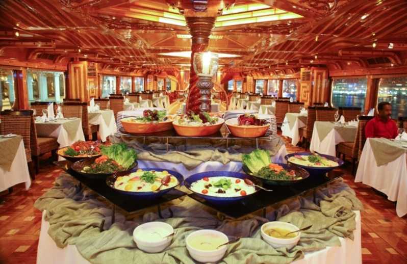 Dubai Creek Cruise Dinner: Cruising, drinks, Lavish Buffet | GetYourGuide
