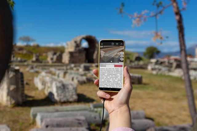 Visit Corinth Audiovisual self-guided tour with AR & 3D models in Loutraki