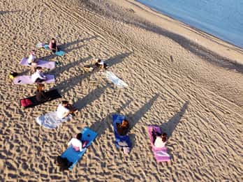 Mykonos: Privé yogasessie