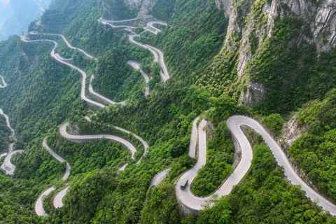 Tianmen Mountain: E-Ticket & Multilingual Guide Options Route A: City Cableway Up & Express Cableway Down