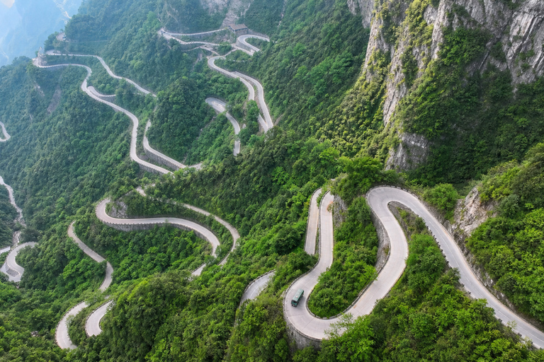 Tianmen Mountain: E-Ticket & Multilingual Guide Options Route A: City Cableway Up & Express Cableway Down