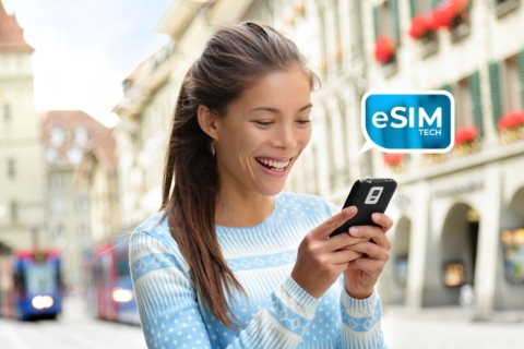 Geneva / Switzerland: Roaming Internet with eSIM Data 5 GB : 7 Days Switzerland eSIM Data Plan