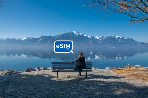 Bern / Schweiz: Roaming-Internet mit eSIM-Daten25 GB : 10 Tage Schweiz eSIM Datenplan