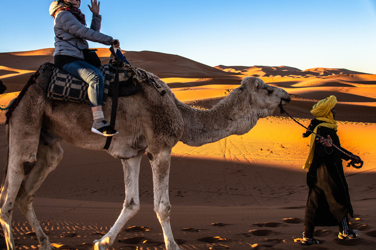 From Fes: 4-Day Trip to Marrakech via Merzouga &amp; Gorges