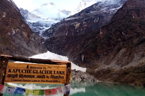 2 Nächte 3 Tage Kapuche Gletschersee Trek ab Pokhara