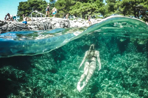 Split: Blue Lagoon og 3 Islands speedbådstur