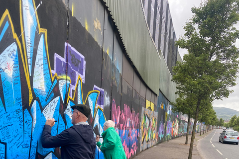 Belfast: Tour in taxi nero del Peacewall e della storia politica