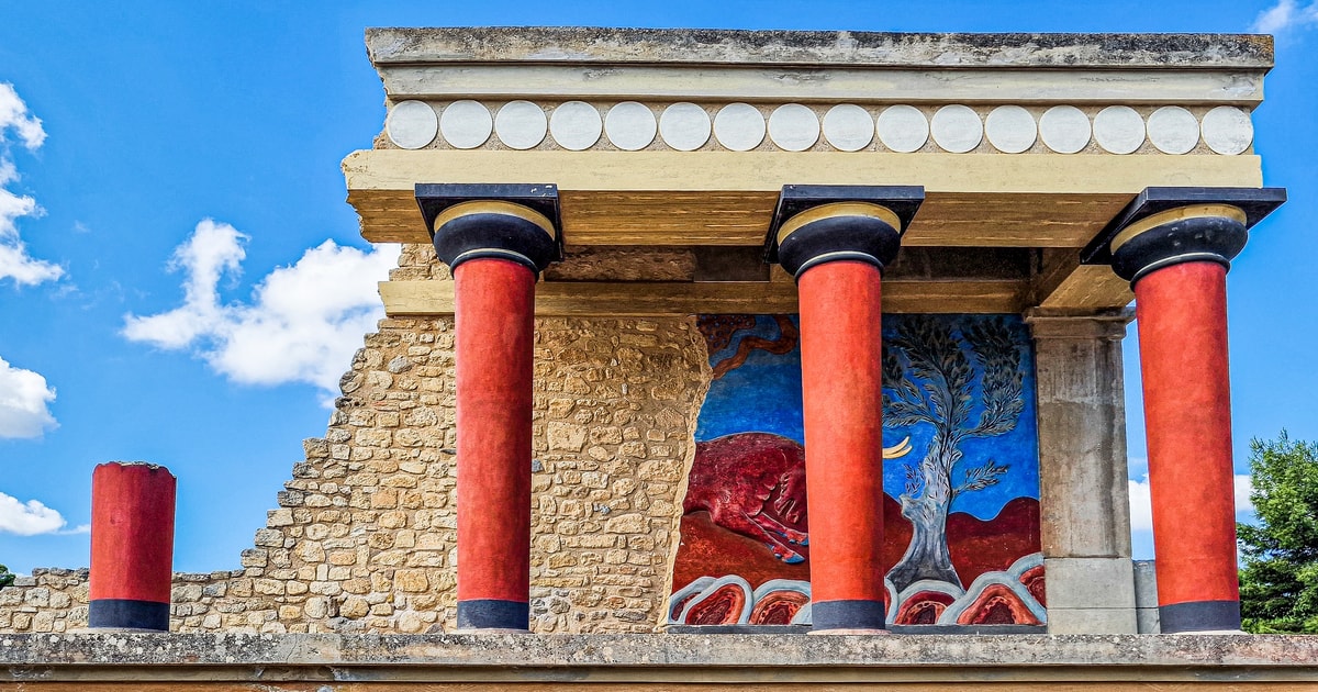 Cr Te Palais De Knossos Ville D H Raklion Visite Guid E Du March