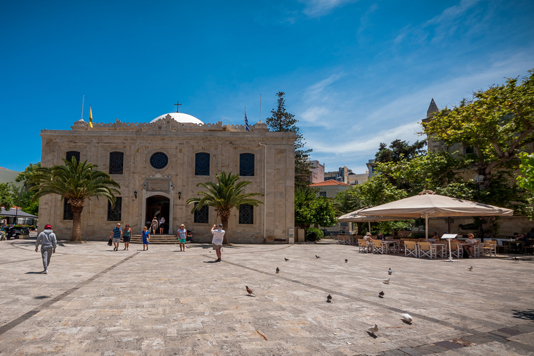 Creta: Palazzo di Cnosso, città di Heraklion, tour guidato del mercatoTour in inglese, tedesco