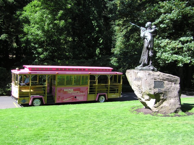 Visit Portland Pink Trolley City Tour in Portland, Oregon