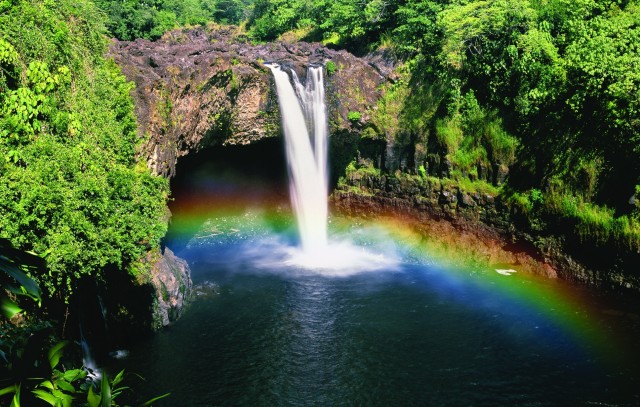 Visit Big Island Coffee, Active Volcanoes, and Waterfalls Tour in Kailua-Kona, Hawaii