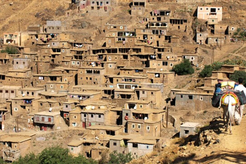 Gita di un giorno alla montagna dell&#039;Atlante e alle cascate delle tre valli e al deserto