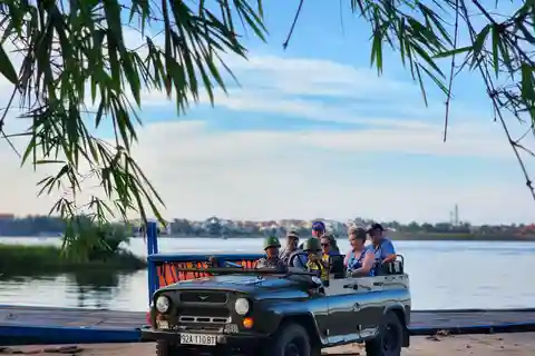 Hoi An: Excursión de medio día por la campiña en Jeep del Ejército de Vietnam