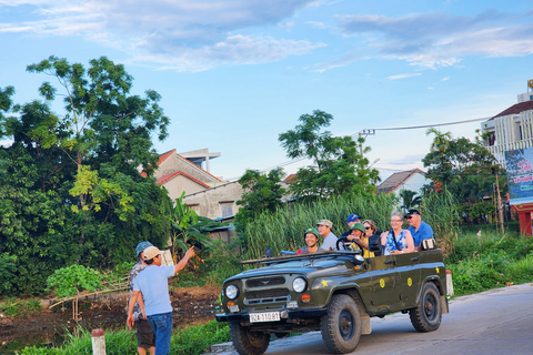 Hoi An: Excursão rural de meio dia no jipe do exército do Vietnã