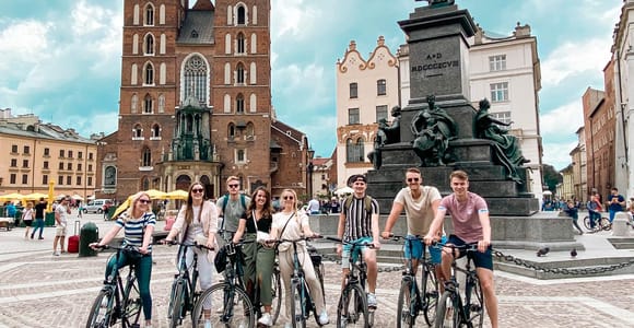 Krakau: Komplette Fahrradtour mit allen Highlights