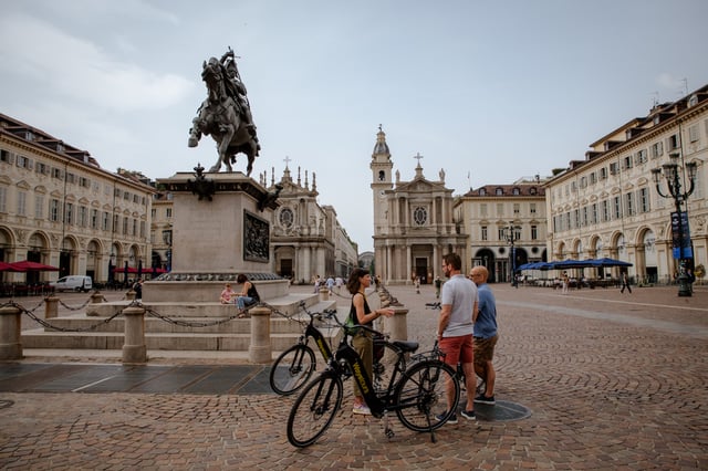 Turín: tour guiado en bicicleta eléctrica por lo más destacado de la ciudad