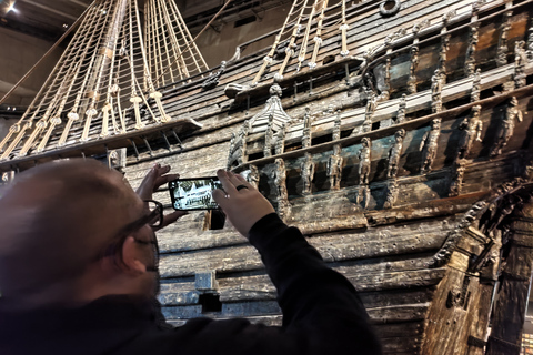 Estocolmo: Tour guiado particular de carro e entrada no Museu VasaEstocolmo: passeio de carro guiado privado e entrada no Museu Vasa