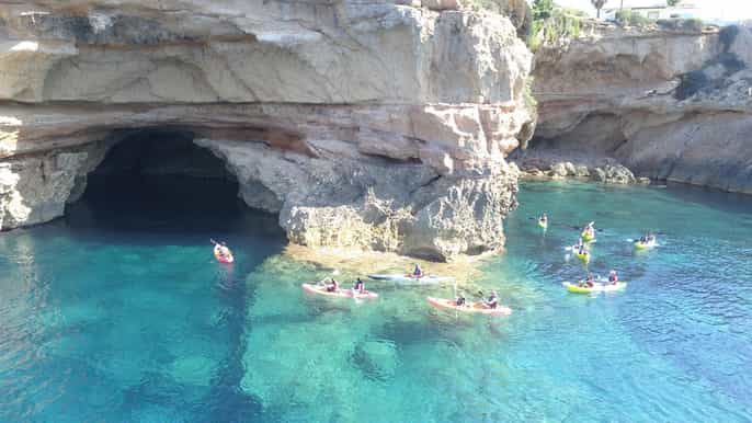 Cala Codolar: Guided Sea Kayaking and Snorkeling Tour
