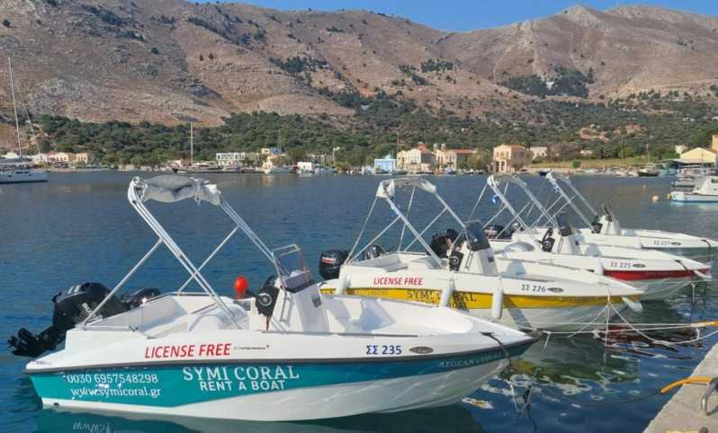 Private skippered tour by Inflatable speed Boat on Symi
