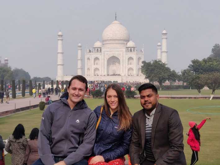 Desde Delhi: Amanecer del Taj Mahal, Fuerte de Agra y Excursión al Bebé Taj