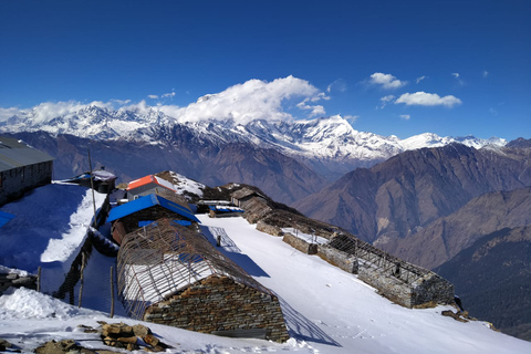 6 nuits et 7 jours de trek sur la colline de Khopra au départ de Pokhara