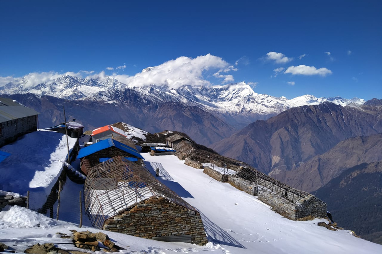 6 nuits et 7 jours de trek sur la colline de Khopra au départ de Pokhara