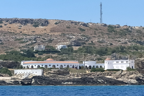 rhodos: pleziercruises aan de oostkust met lunch en drankjes.Rhodos zeecruises: Oostkustcruise met lunch en drankjes