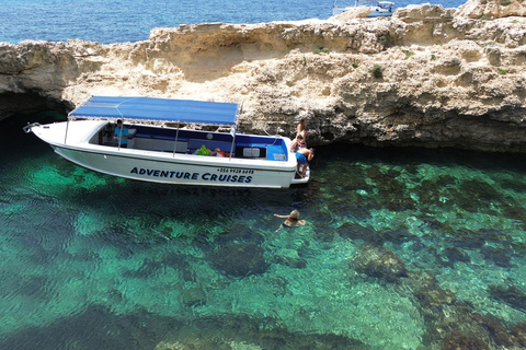 Sliema: Excursión en lancha motora a Comino y la Laguna AzulSliema: Excursión en barco a Comino y la Laguna Azul