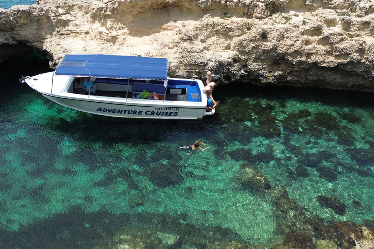 Sliema - båtutflykt Motorbåtstur till Comino, Blå lagunen och GozoSliema - en tur med motorbåt Motorbåtsresa till Comino och Blå lagunen