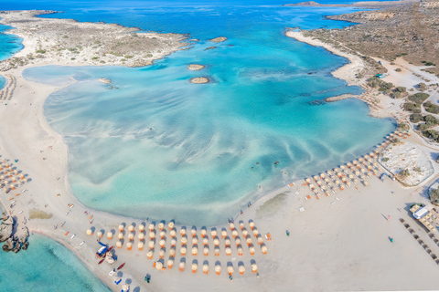 La merveille rose de Crète : Excursion sur la plage d'Elafonisi depuis SoudaExcursion à terre partagée