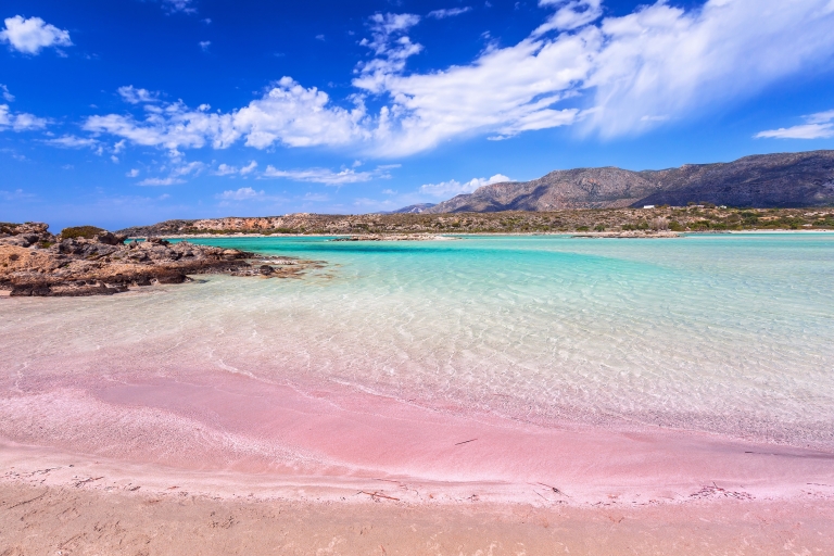 Crete's Pink Wonder: Elafonisi Beach Shore Trip vanuit SoudaPrivé excursie aan wal