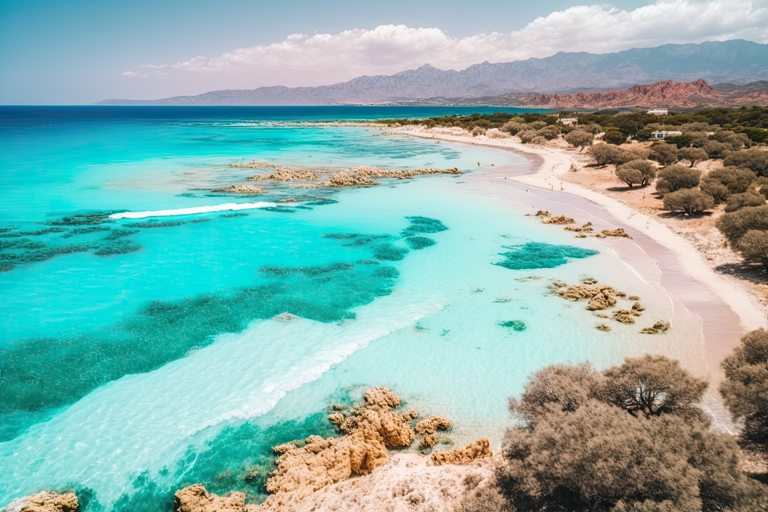 Crete's Pink Wonder: Elafonisi Beach Shore Trip vanuit SoudaGedeelde kustexcursie